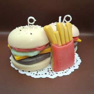 Burger set front view