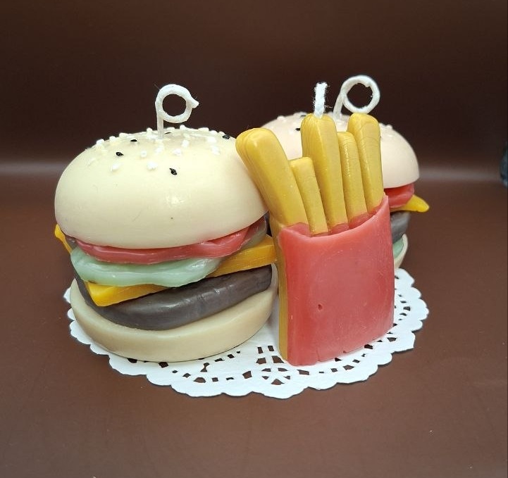 Burger set front view