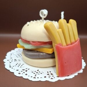 Burger front view