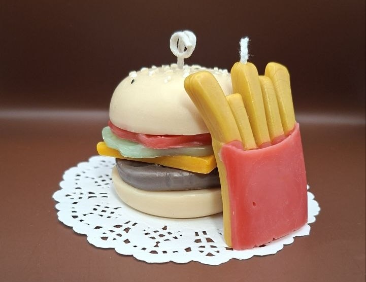 Burger front view