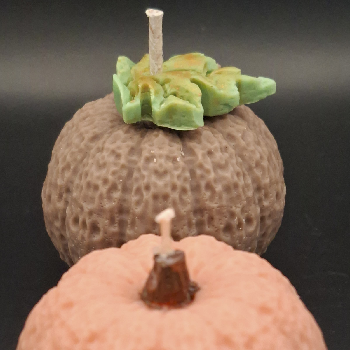 Pumpkin with leaf
