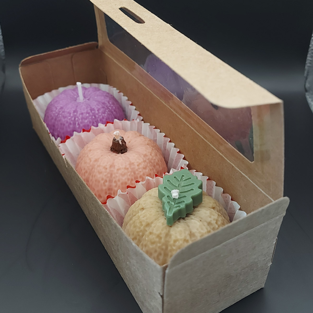 Pumpkin Trio in the box