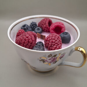 Berry Tea Cup Candle