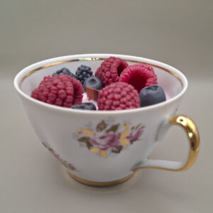 Berry Tea Cup Candle